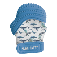 Malarkey Kids - Munch Mitt - Mitaine de dentition pour bébé - Baleines